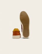 Baskets basses Arthur - Brique taupe moutarde