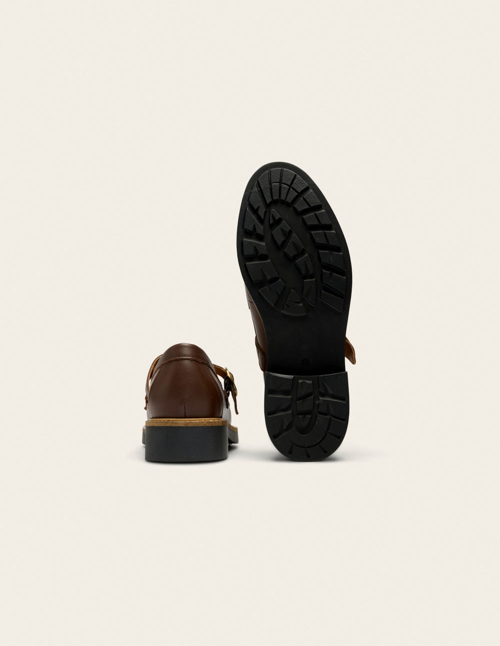 Derbies Carmen - Brown and Leopard Cuir