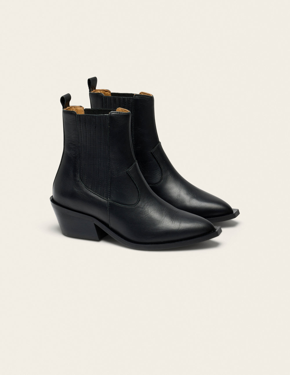 Georgia ankle boots - Cuir noir