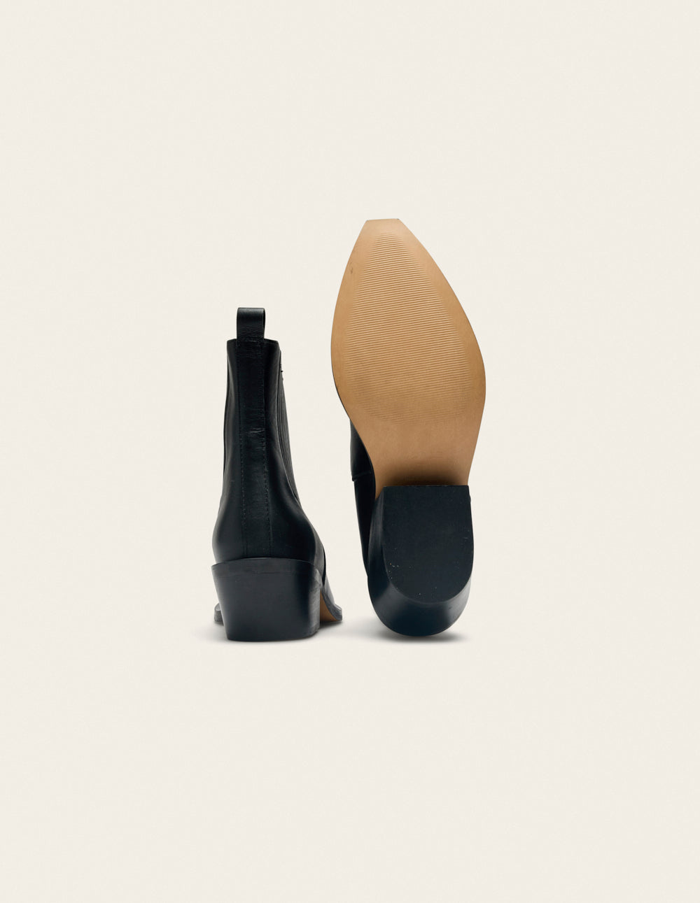 Georgia ankle boots - Cuir noir