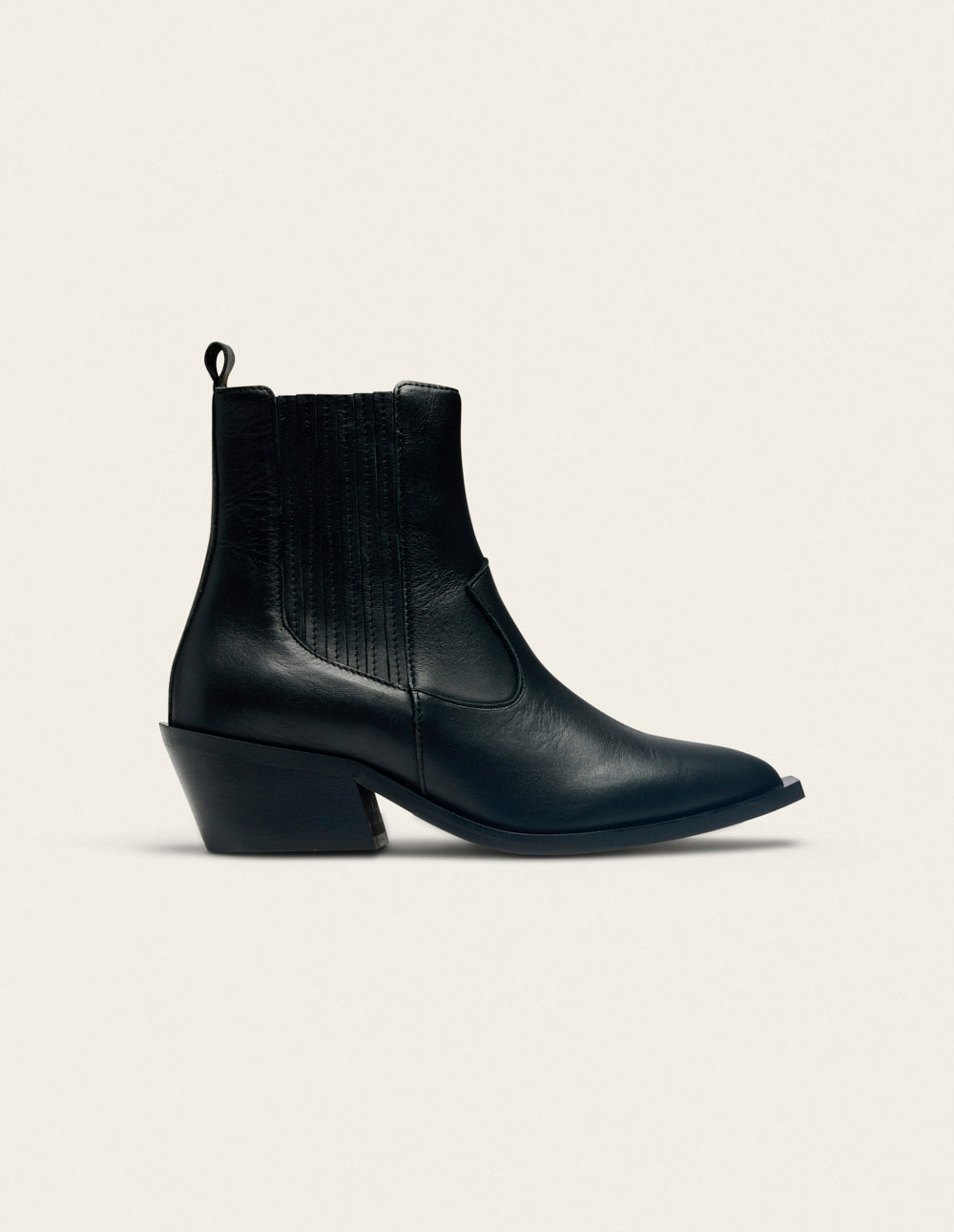 Georgia ankle boots - Cuir noir