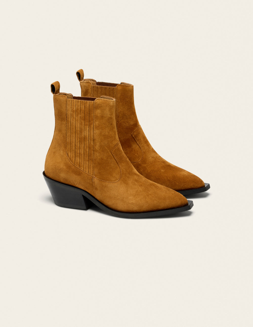 Georgia ankle boots - ambre suède