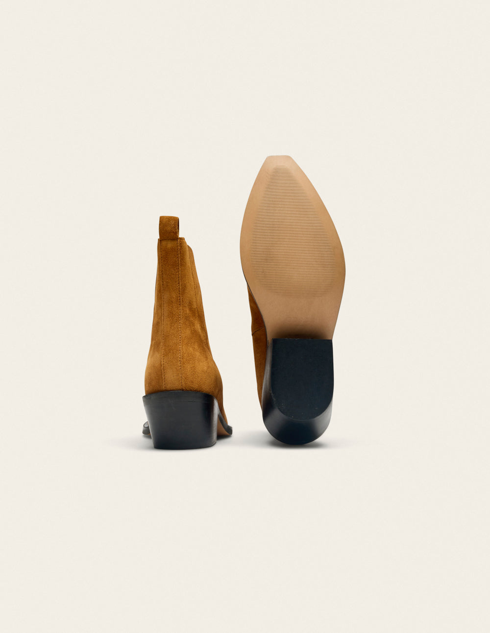 Georgia ankle boots - ambre suède