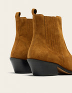 Georgia ankle boots - ambre suède