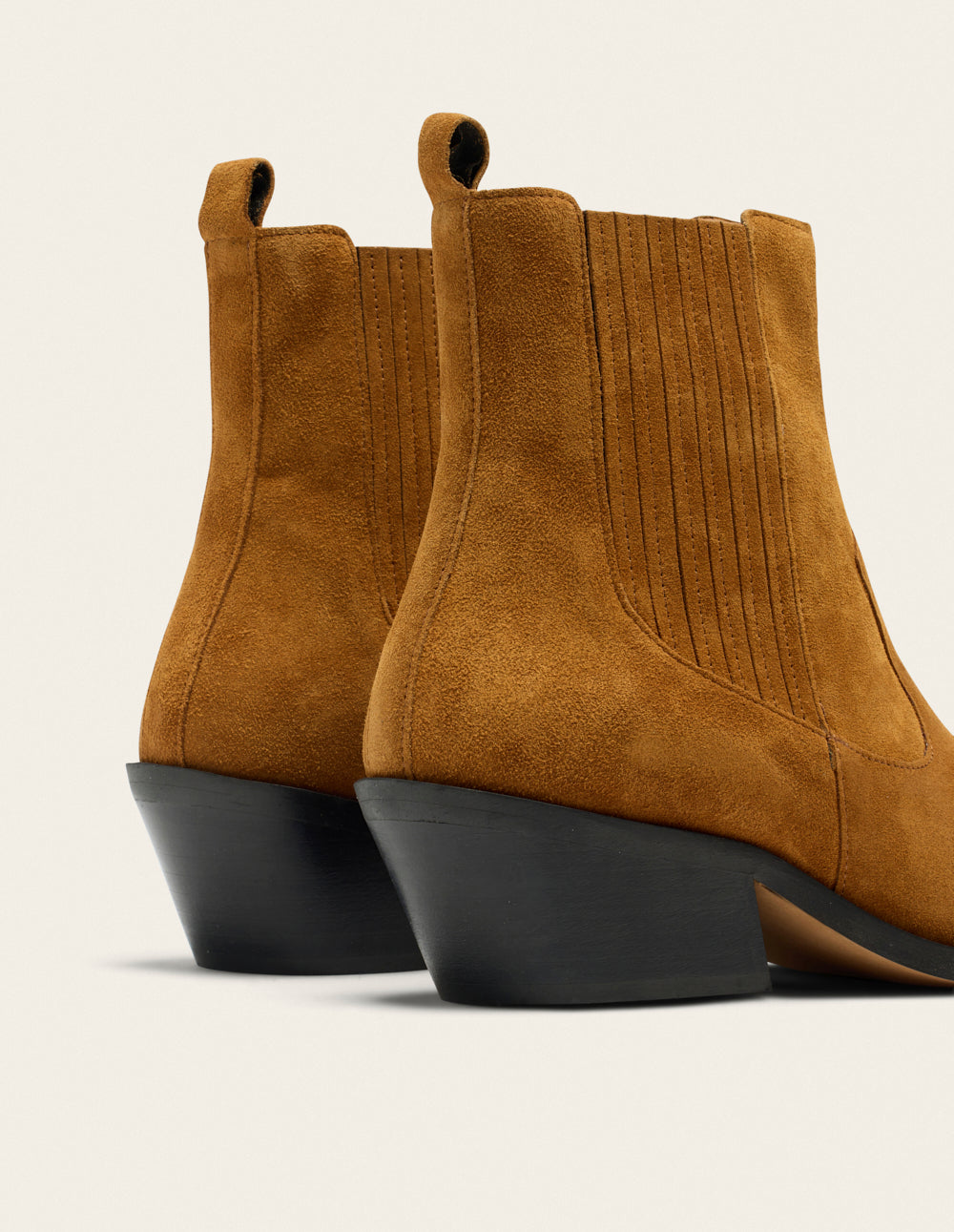 Georgia ankle boots - ambre suède