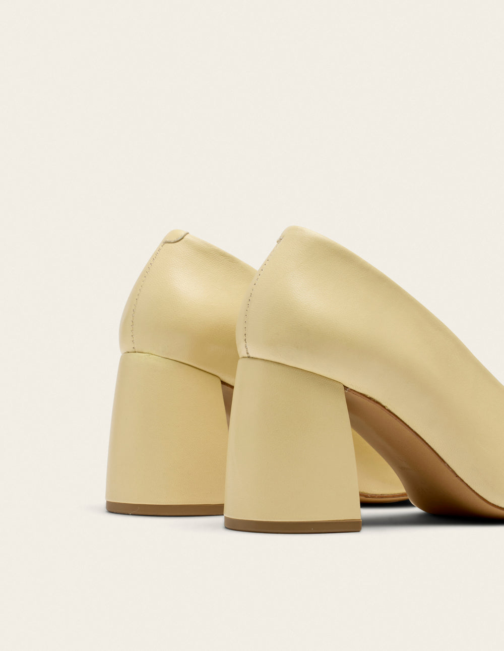 Ilamis pumps - Cuir amande