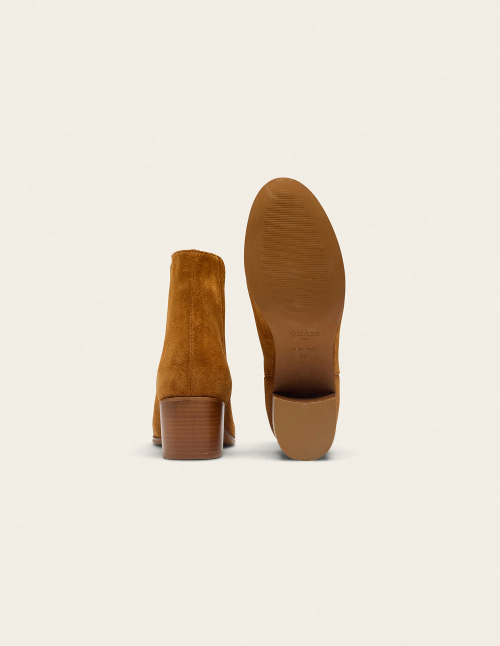 Jeanne M tall ankle boots - Amber suède