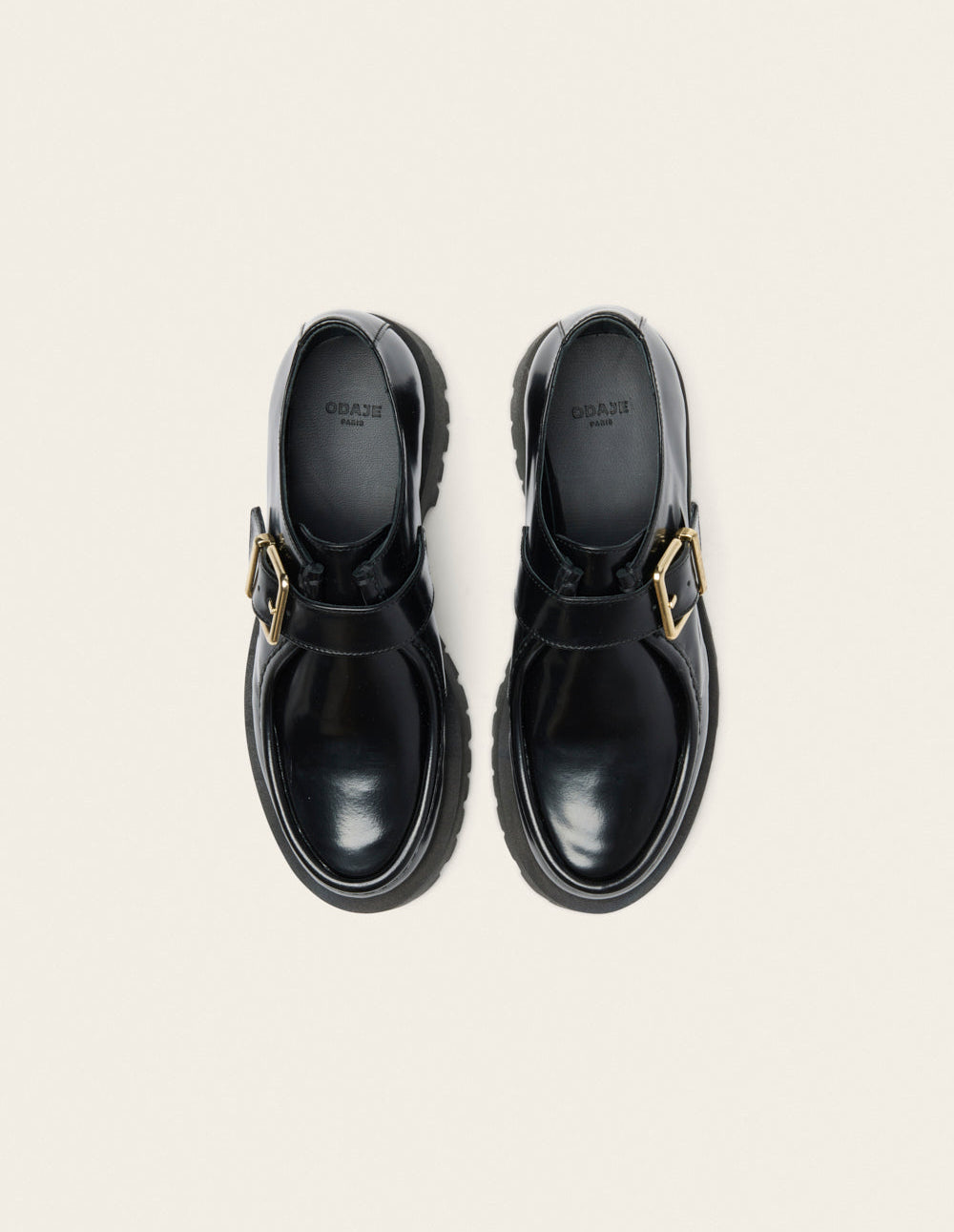 Derbies Lior - Cuir box noir
