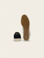 Baskets basses Lucia - Satin et suède noir