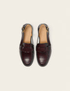 Mocassins Mangsa - Cuir box bordeaux