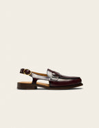 Mocassins Mangsa - Cuir box bordeaux