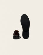 Marjorie loafers - Cuir box burgundy