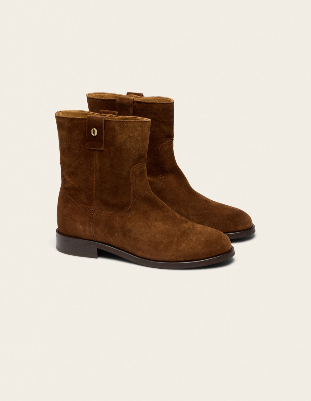 Marthe ankle boots - brown suede