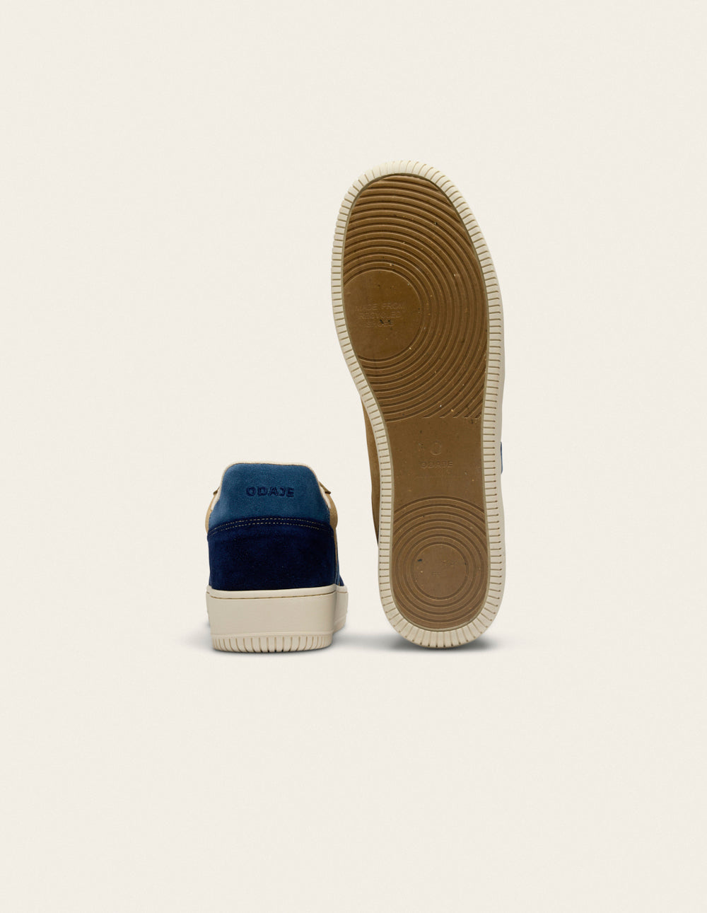 Baskets basses Matthieu - Marine beige kaki