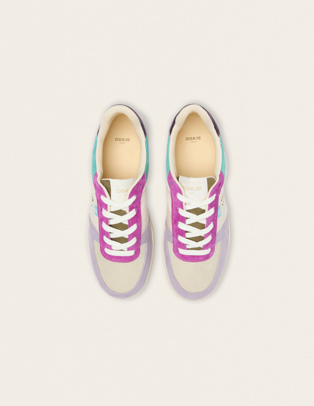 Baskets basses Maxence F - Lilac ecru violet