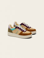 Baskets basses Maxence F - Brown beige prune
