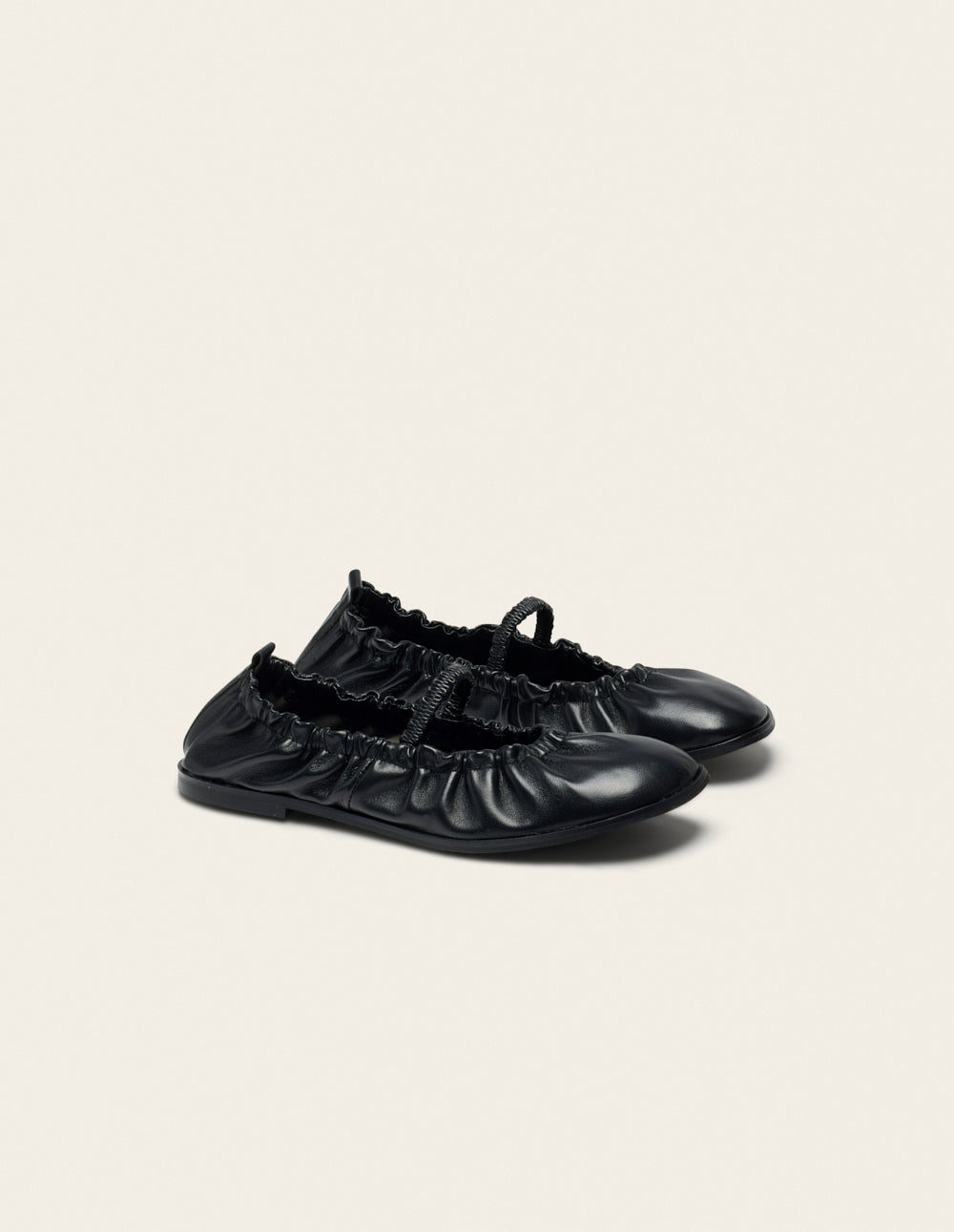 Ballerines Miluna - Cuir noir