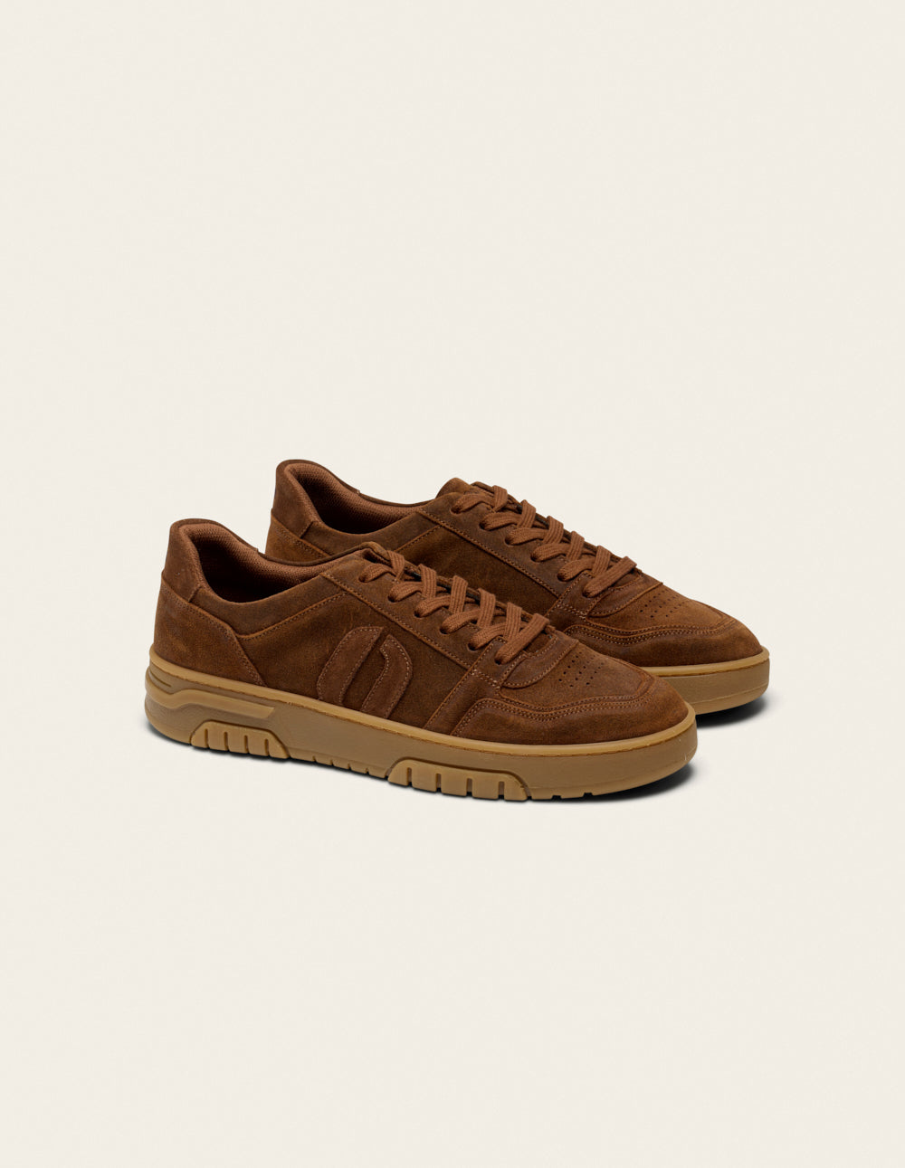 Nino Bass Baskets - Brown Huile Suede
