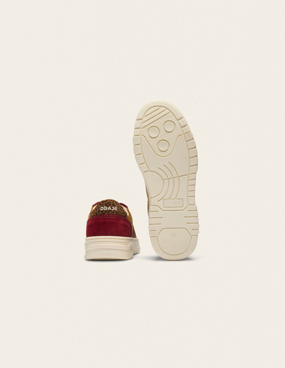 Nora bass baskets - Bordeaux camel beige