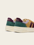 Baskets basses Nora - Vert lilas beige