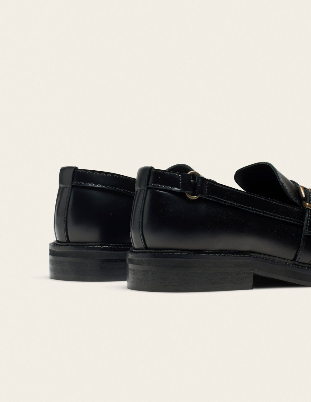 Olyme loafers - Cuir box noir