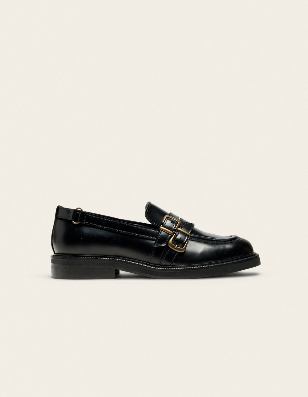 Olyme loafers - Cuir box noir