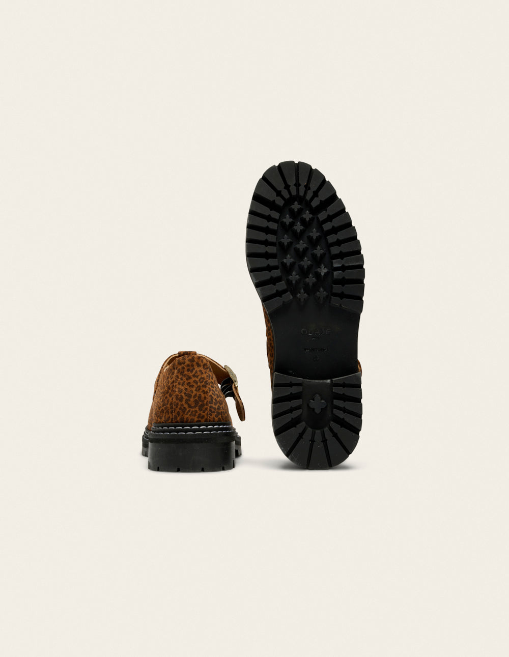 Derbies Romane - Suede léopard
