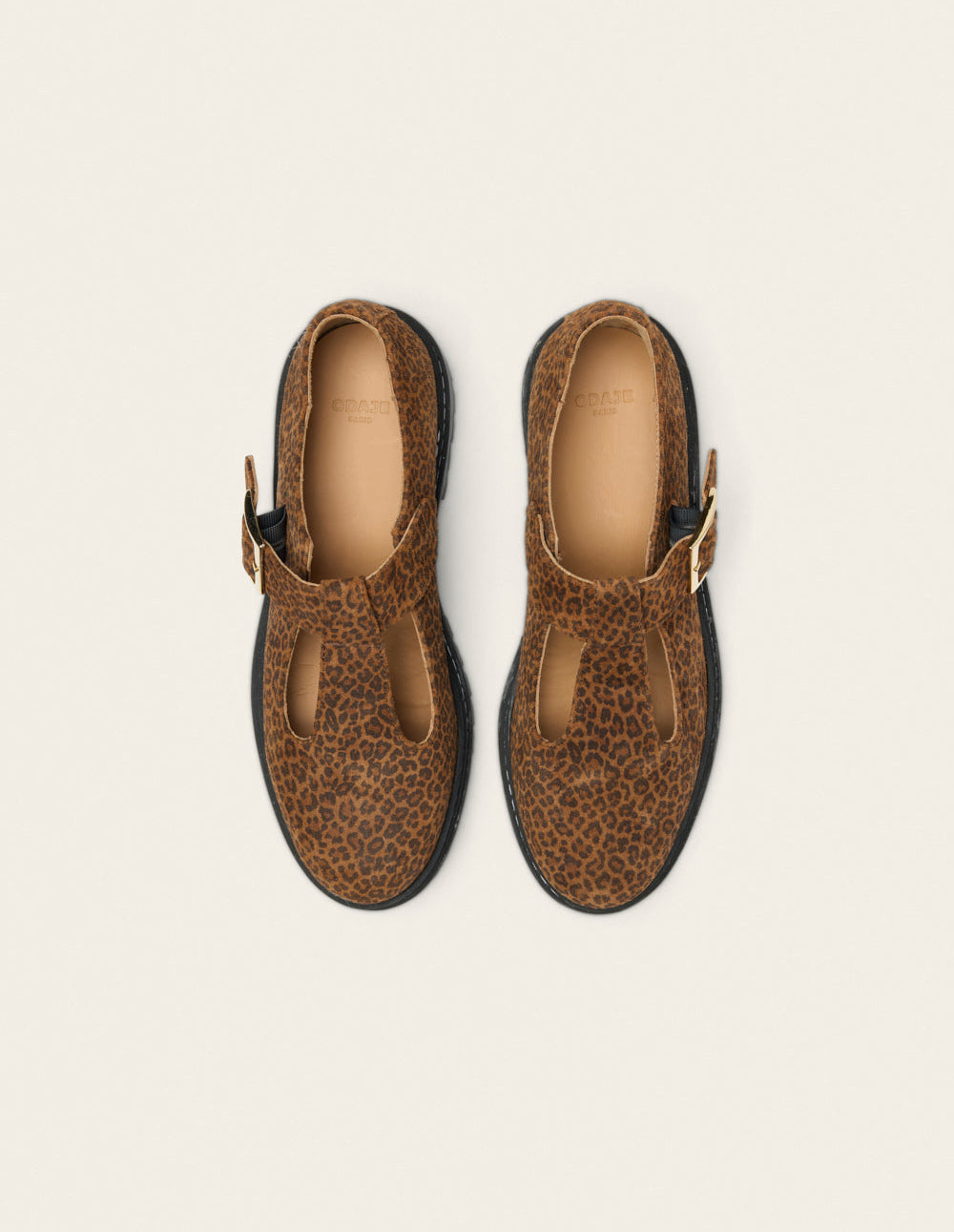 Derbies Romane - Suede léopard