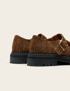 Derbies Romane - Suede léopard