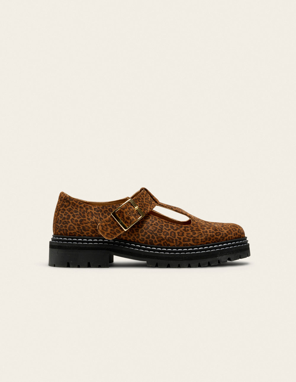 Derbies Romane - Suede léopard