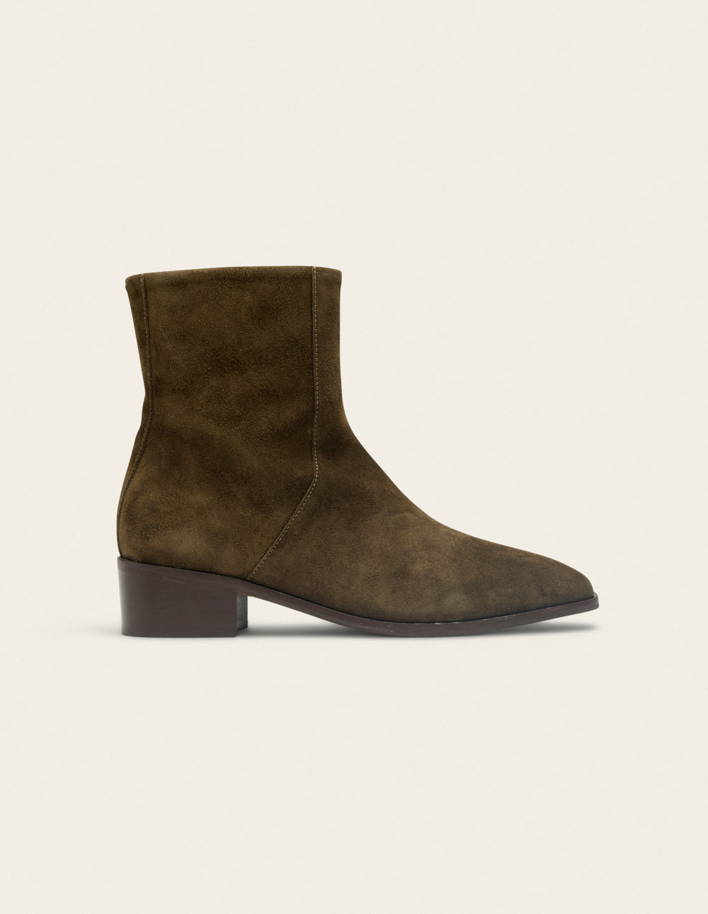 Sybille ankle boots - kaki suède