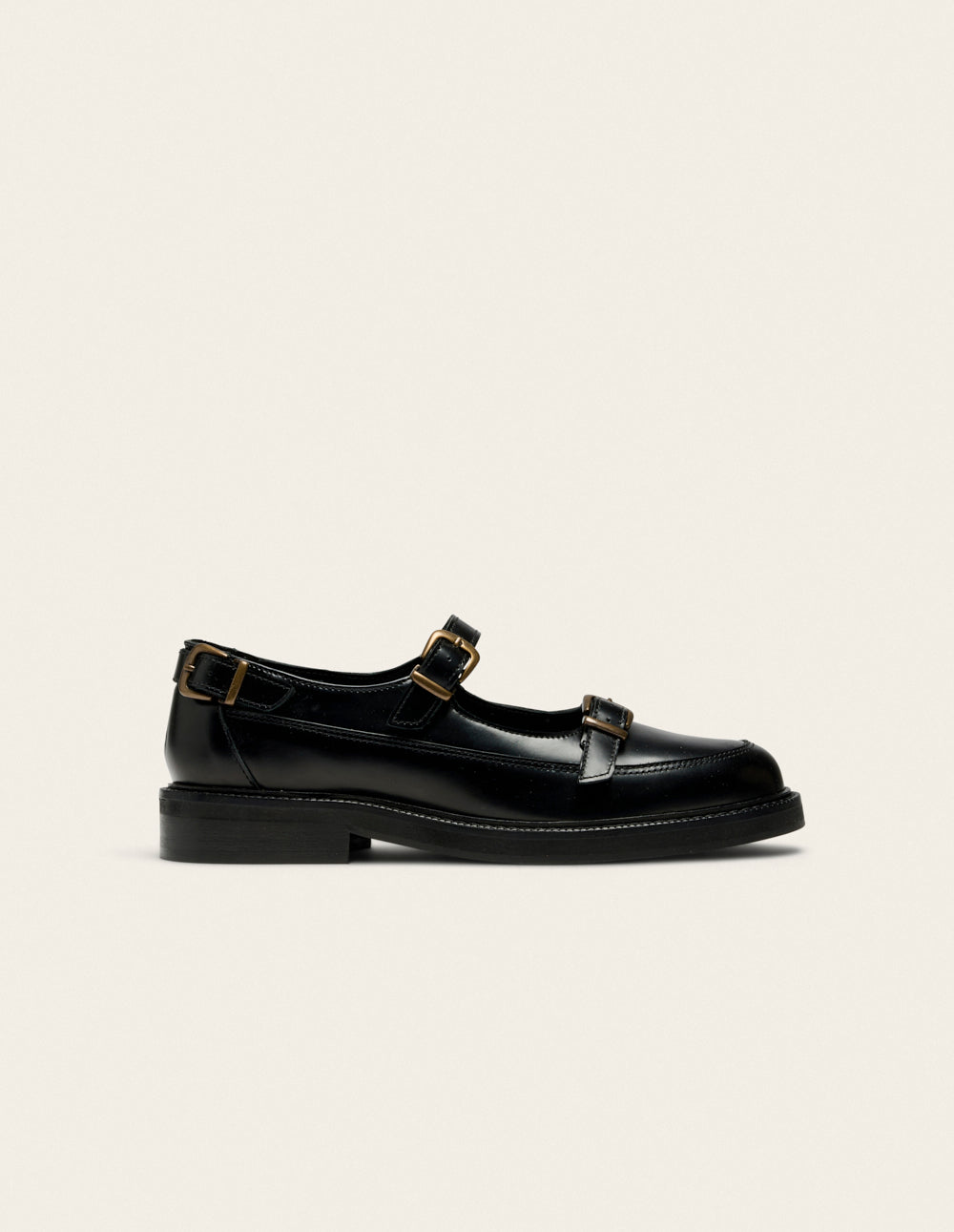 Derbies Toven - Cuir box noir