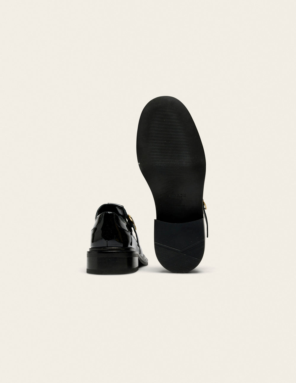 Derbies Tyria - Cuir verni noir