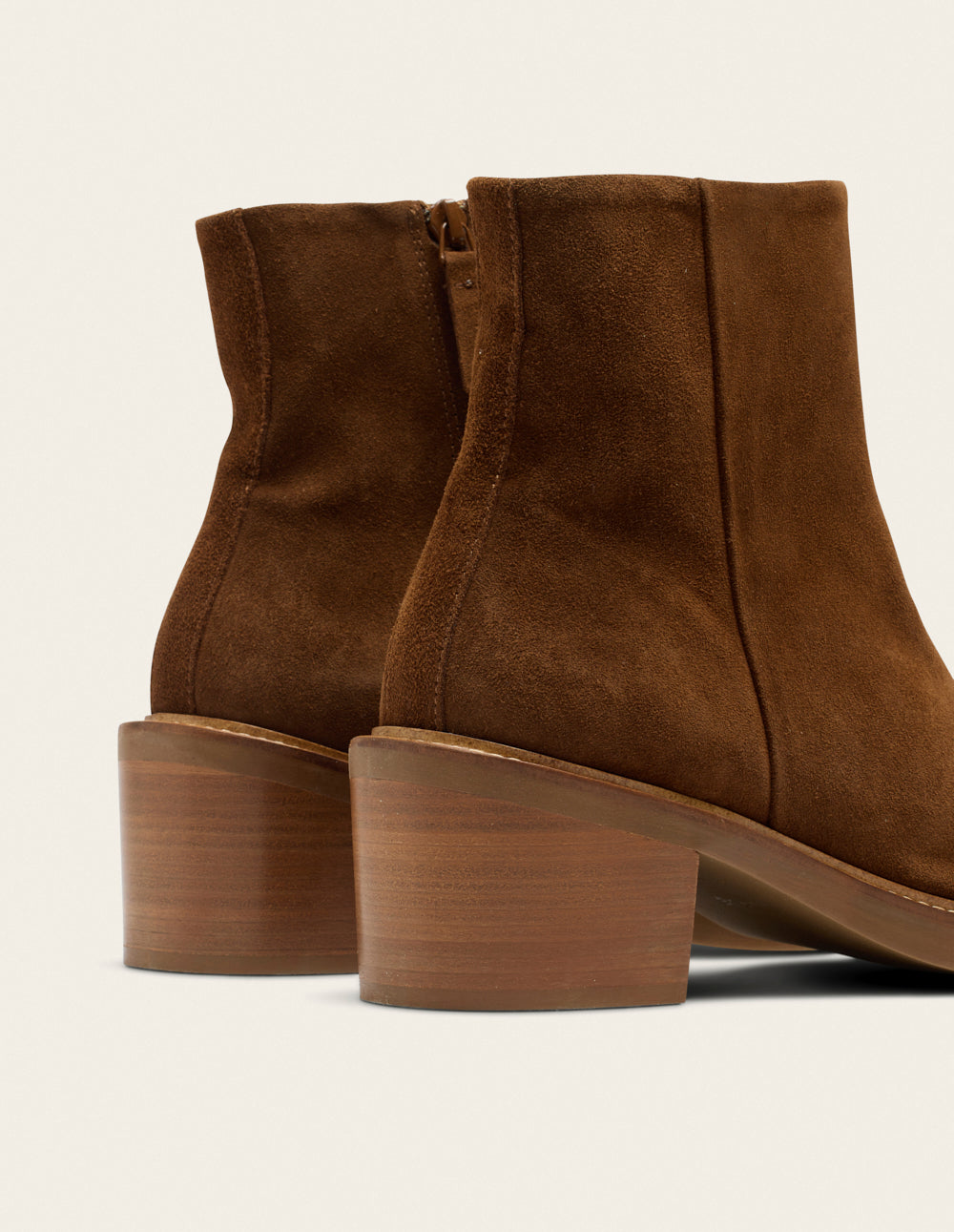 Véronique tall ankle boots - Brown suède