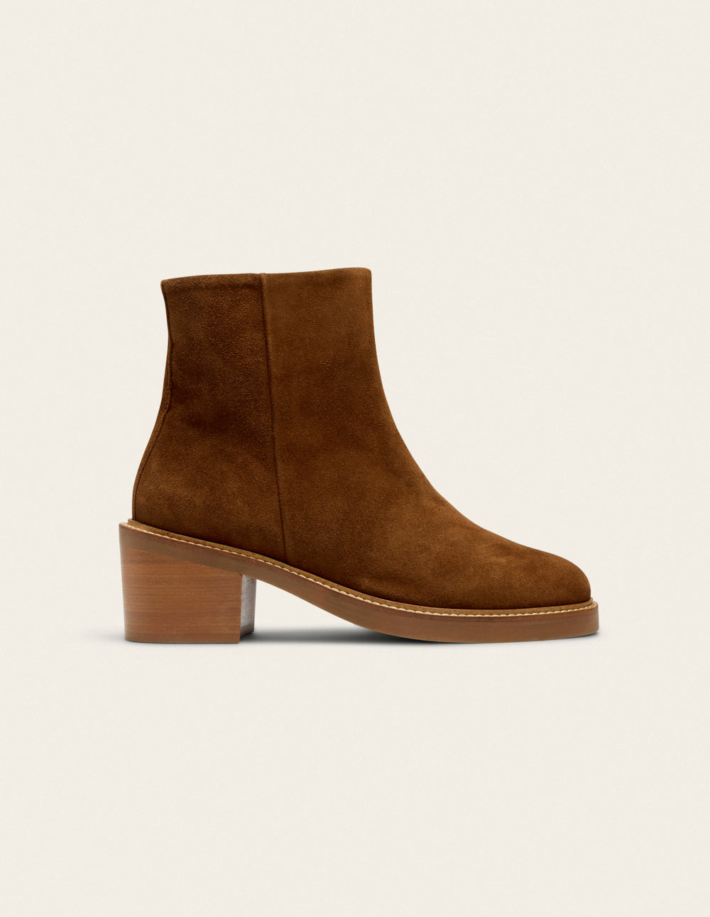 Véronique tall ankle boots - Brown suède