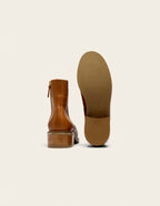Virginie Bottines - Cuir grainé honey