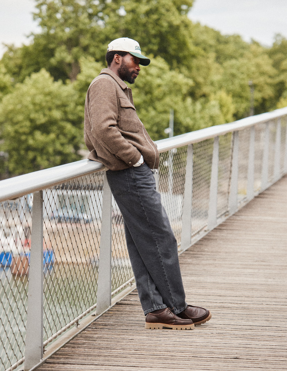 Derbies Gontran - Brown grain pull up leather