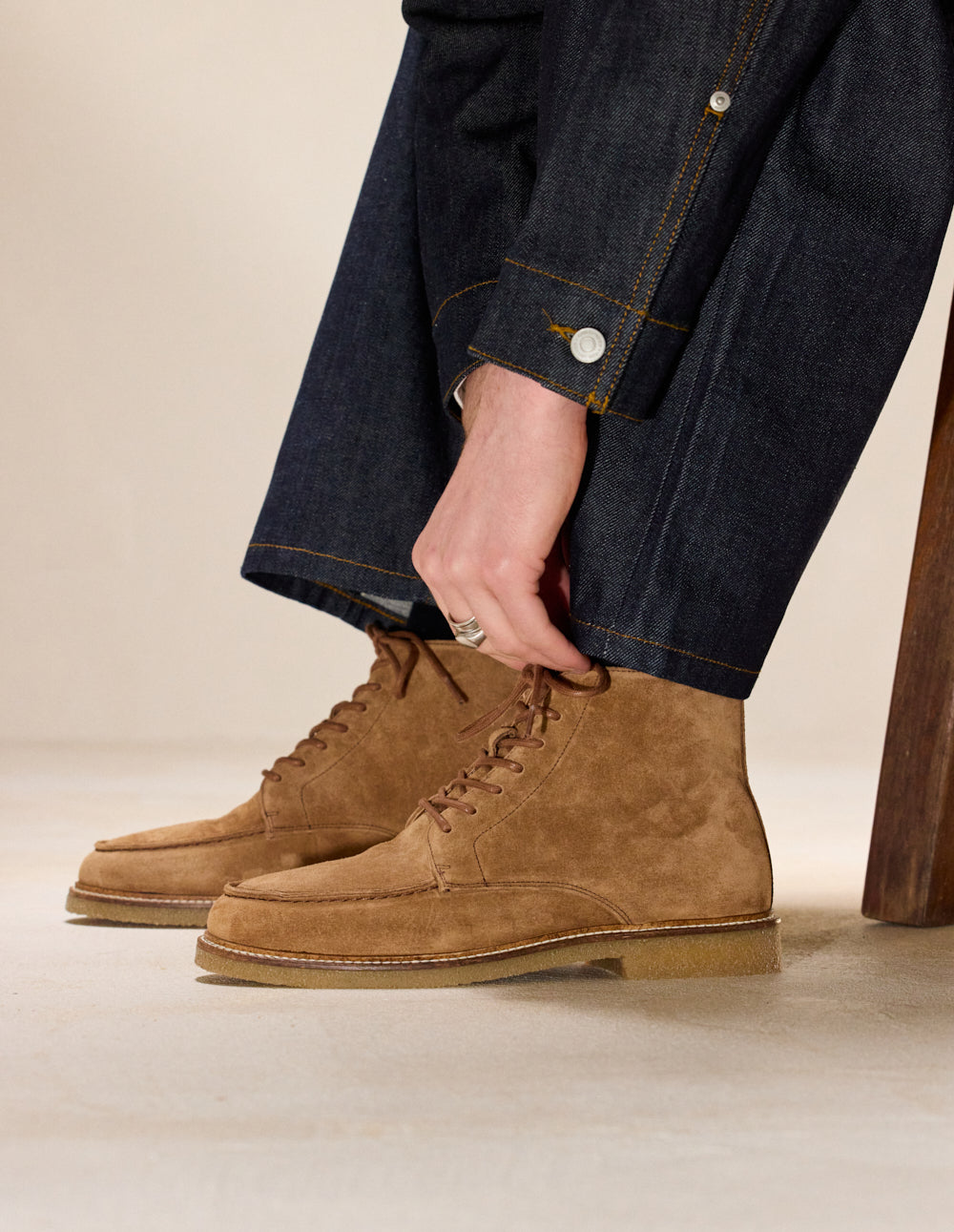 Bottines Hugo - Suede marron