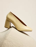 Ilamis pumps - Cuir amande
