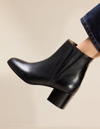 Jeanne M ankle boots - Cuir noir