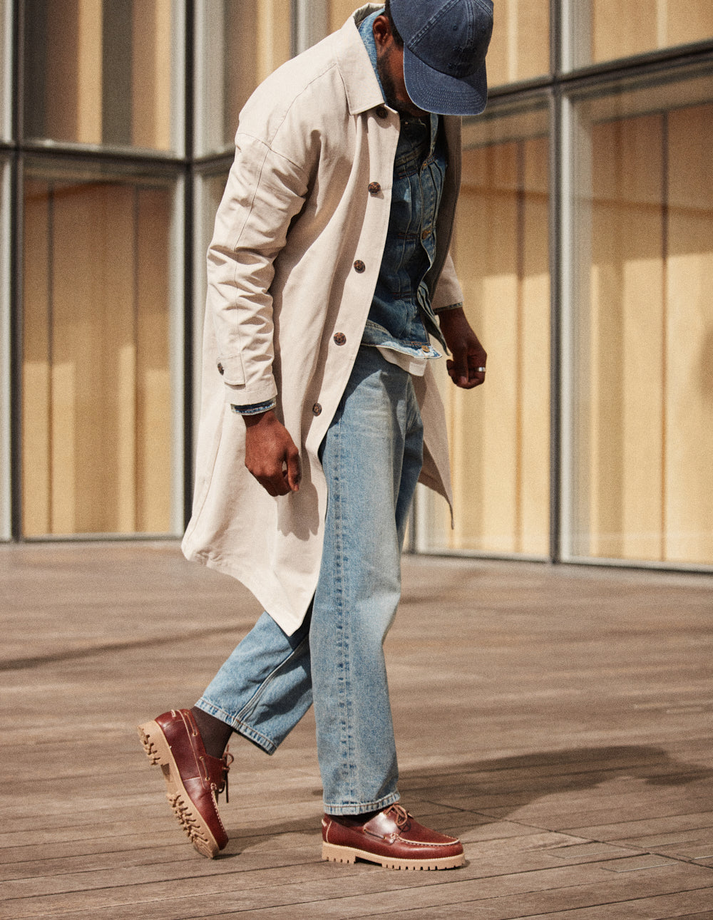 Chaussures Bateau Tom - Cuir marron foncé