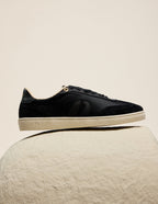 Baskets basses Lucia - Satin et suède noir