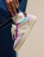 Baskets basses Maxence F - Lilac ecru violet