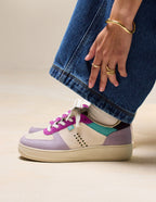 Baskets basses Maxence F - Lilac ecru violet