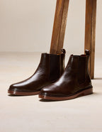 Nicolas ankle boots - brown leather