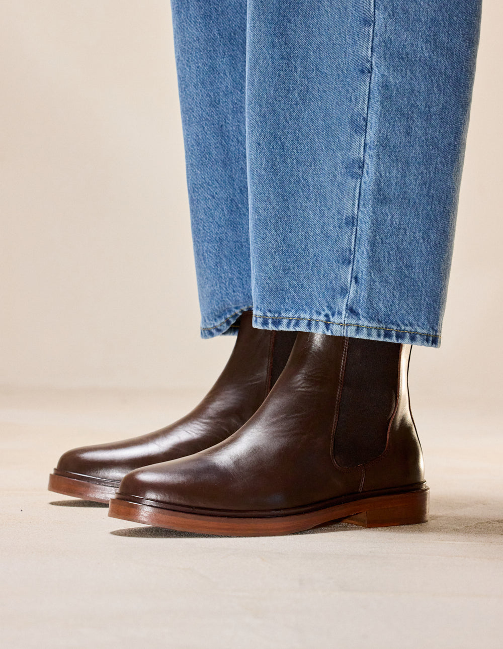 Nicolas ankle boots - brown leather