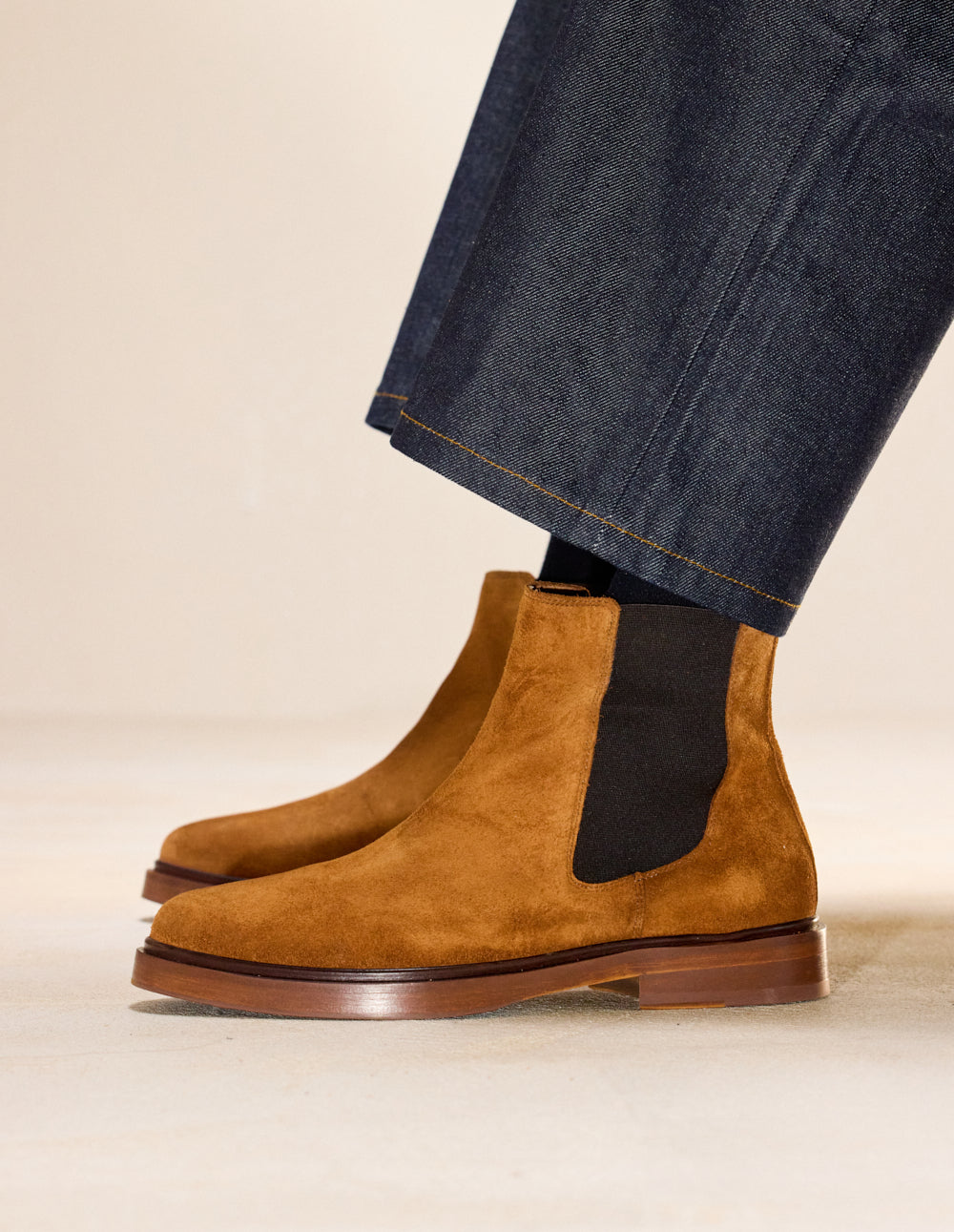 Nicolas ankle boots - brown suede