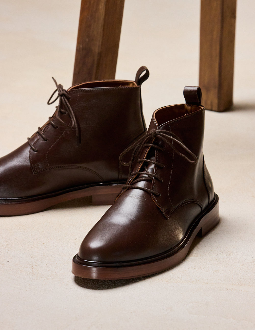 Guillaume Bottines - Brown leather