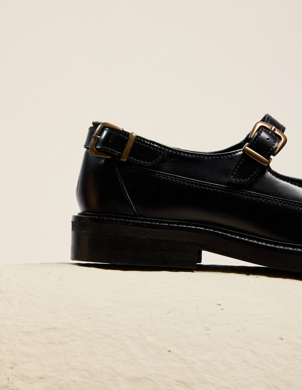 Derbies Toven - Cuir box noir